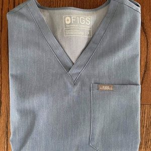 FIGS Heather Indigo Scrub Set